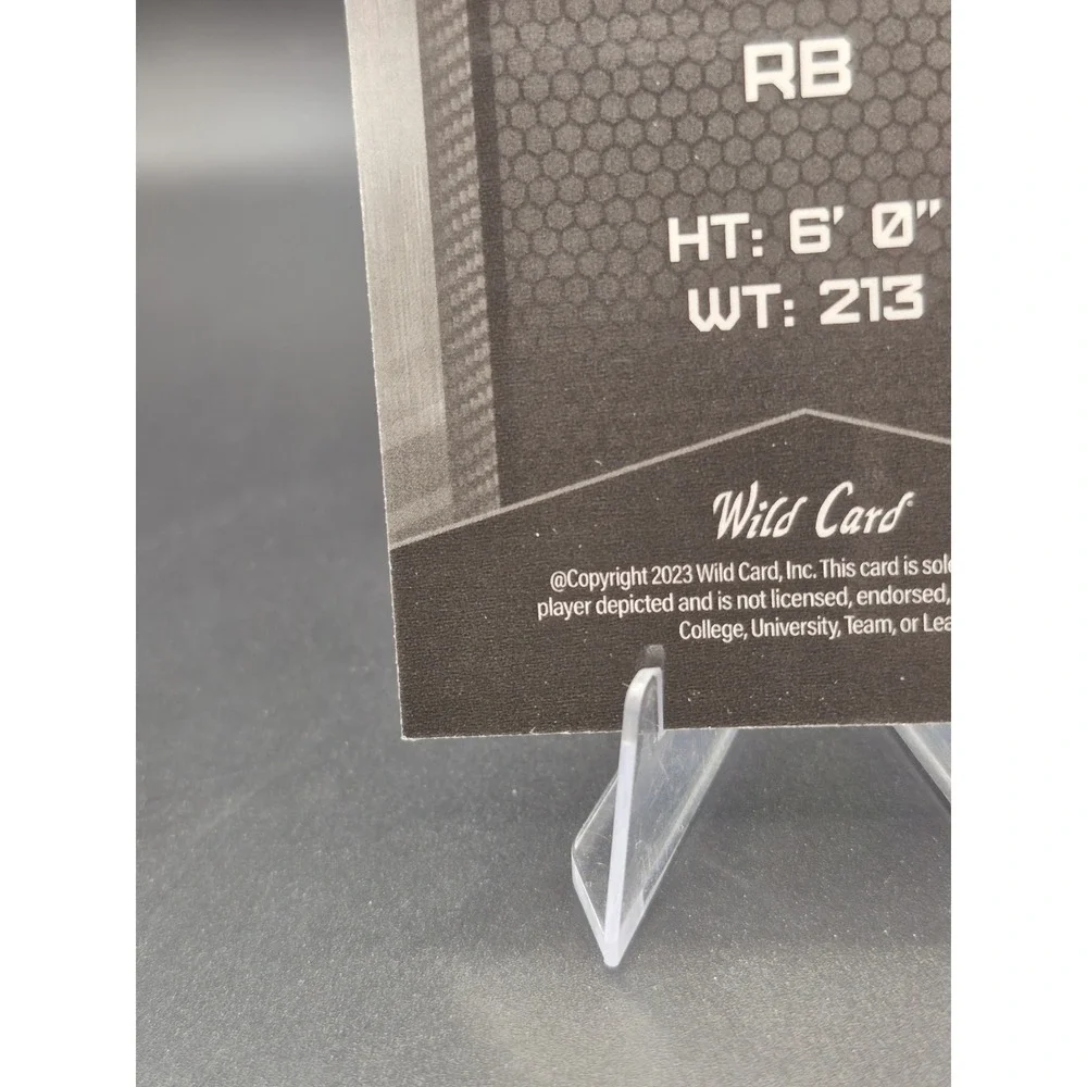 2023 Wild Card Tank Bigsby ABC-104 Green Rainbow Foil /10 Rookie SP 9/10